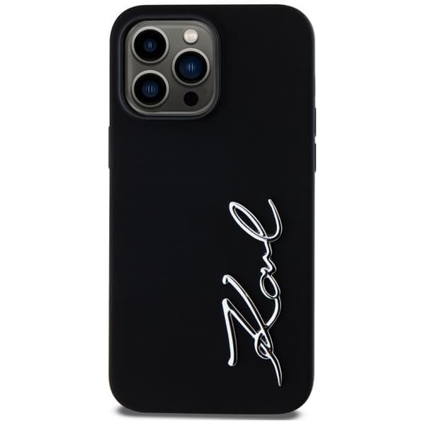 Coque för iPhone 14 Pro Max - Karl Lagerfeld Silikon (KLHCP14XSCSCMSMVVK) - Karl Script