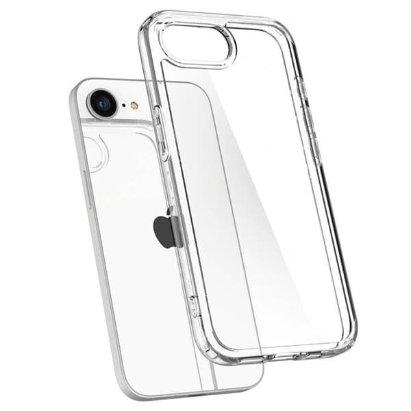 Telefonfodral - Spigen - iPhone 16e - Ultra Hybrid - Anti-gulning - Transparent