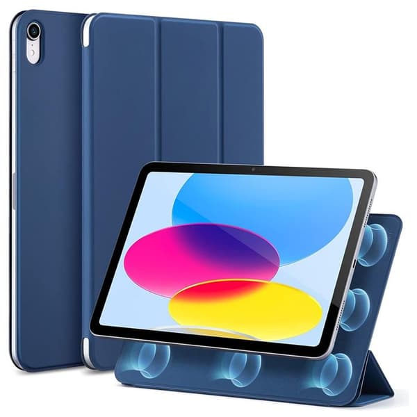Fodral för iPad 10 (2022) 10.9 - ESR Rebound Magnetisk - Mörkblå