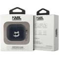 Miniatyrbild 3 av 3: Etui i hårdplast för AirPods 3 - Karl Lagerfeld - Monogram Choupette - Ekoklädsel - Svart - Unisex