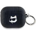 Miniatyrbild 1 av 3: Etui i hårdplast för AirPods 3 - Karl Lagerfeld - Monogram Choupette - Ekoklädsel - Svart - Unisex