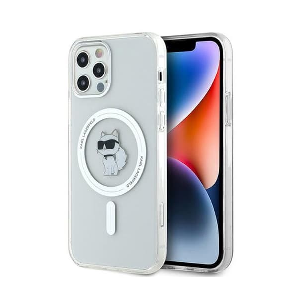 Karl Lagerfeld IML Choupette MagSafe - Fodral iPhone 12 / iPhone 12 Pro (Transparent)