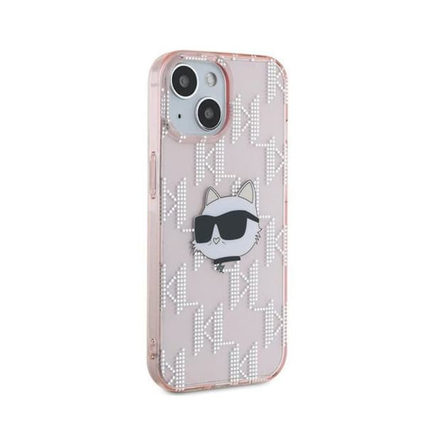 Telefonskal - Karl Lagerfeld - Choupette - iPhone 15/14/13 - Rosa - Lyxig - MagSafe