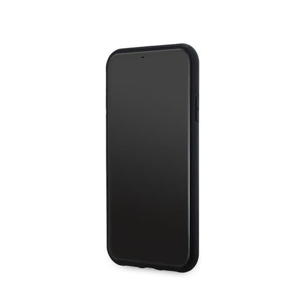 DKNY Cuir med rutigt Mono-mönster MagSafe - Fodral för iPhone 11 (Svart)