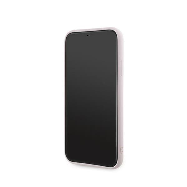 Telefonfodral - Karl Lagerfeld - iPhone 11 - Rosa - Ekologiskt läder - Vadderad