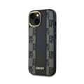 Miniatyrbild 2 av 6: DKNY Cuir med rutigt mono-mönster MagSafe - Fodral för iPhone 15 Plus / 14 Plus (Svart)
