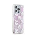 Miniatyrbild 4 av 6: DKNY Liquid Glitter Multilogo - Fodral för iPhone 15 Pro (Rosa)
