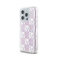 Miniatyrbild 2 av 6: DKNY Liquid Glitter Multilogo - Fodral för iPhone 15 Pro (Rosa)