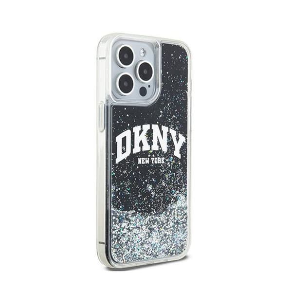 DKNY Liquid Glitter Big Logo - Fodral för iPhone 13 Pro Max (svart)