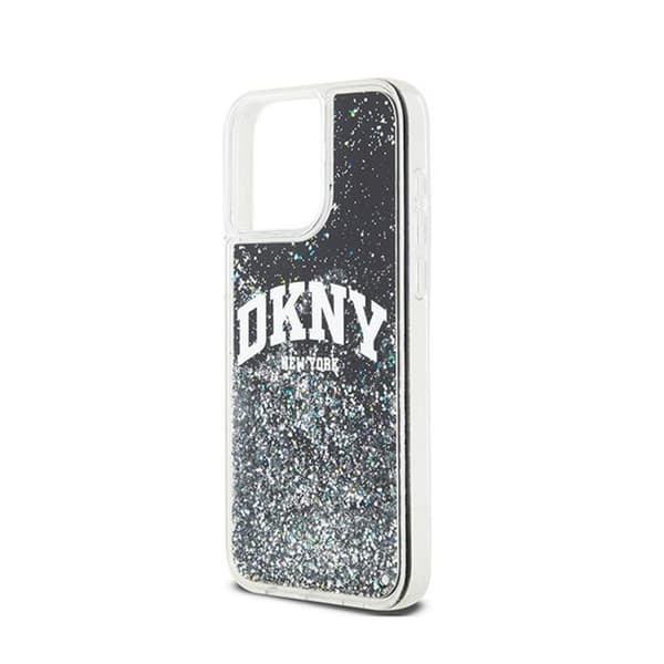 DKNY Liquid Glitter Big Logo - Fodral för iPhone 13 Pro Max (svart)