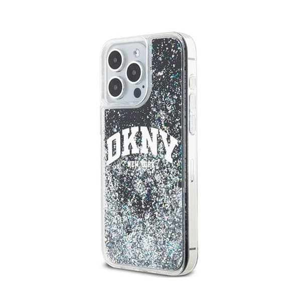 DKNY Liquid Glitter Big Logo - Fodral för iPhone 13 Pro Max (svart)