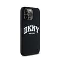 Miniatyrbild 4 av 6: DKNY Liquid Silicone White Logo Print MagSafe - Fodral för iPhone 14 Pro Max (svart)