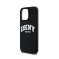 Miniatyrbild 6 av 6: DKNY Liquid Silicone White Logo Print MagSafe - Fodral för iPhone 14 Pro Max (svart)