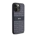 Miniatyrbild 4 av 6: DKNY Leather Mono Stripe &amp; Metal Logo - Fodral för iPhone 14 Pro Max (svart)