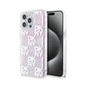 Miniatyrbild 1 av 6: DKNY Liquid Glitter Multilogo - Fodral för iPhone 15 Pro Max (Rosa)
