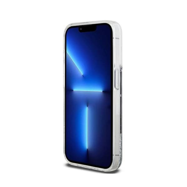 DKNY Liquid Glitter Big Logo - Fodral för iPhone 15 Pro (svart)