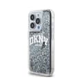 Miniatyrbild 2 av 6: DKNY Liquid Glitter Big Logo - Fodral för iPhone 15 Pro (svart)