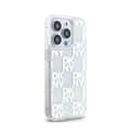 Miniatyrbild 4 av 6: DKNY Liquid Glitter Multilogo - Fodral för iPhone 15 Pro (Vit)