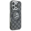 Miniatyrbild 6 av 6: Coque MagSafe Karl Lagerfeld IML Monogram Karl &amp; Choupette för iPhone 16 Pro Max (svart)