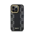 Miniatyrbild 3 av 6: DKNY Cuir à damier Mono Pattern MagSafe - Fodral för iPhone 13 Pro Max (Svart)
