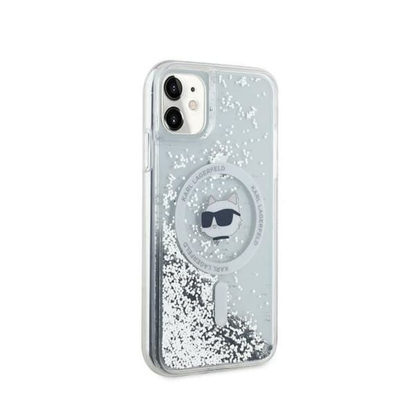 Telefonfodral - Karl Lagerfeld - Choupette - iPhone 11 - Transparent - MagSafe - Flexibelt