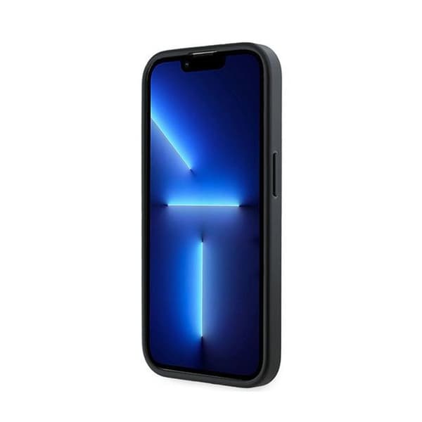 Karl Lagerfeld Diagonal Quilted Script - Skal för iPhone 14 Pro (Svart)