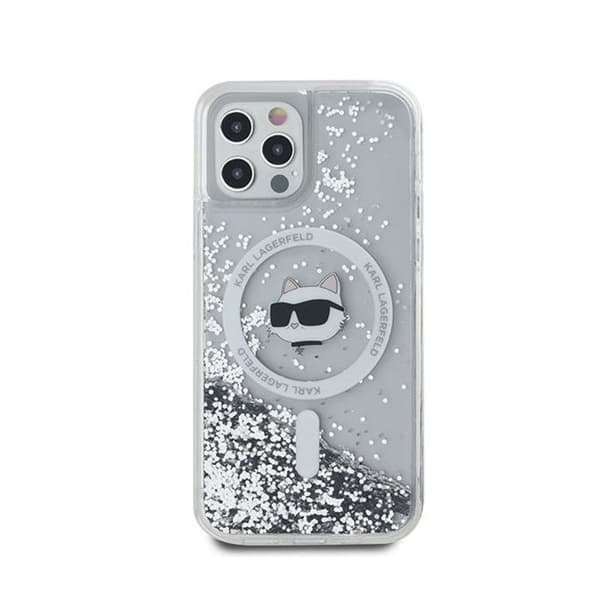 Telefonfodral - Karl Lagerfeld - Choupette - iPhone 12 / 12 Pro - Transparent - MagSafe