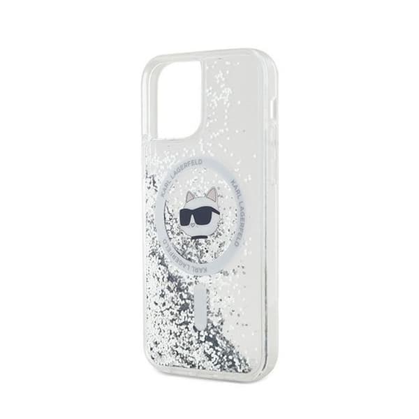 Telefonfodral - Karl Lagerfeld - Choupette - iPhone 12 / 12 Pro - Transparent - MagSafe