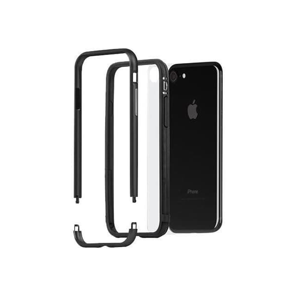 moshi Luxe Skyddshölje för mobiltelefon, aluminium, svart akryl för Apple iPhone 7