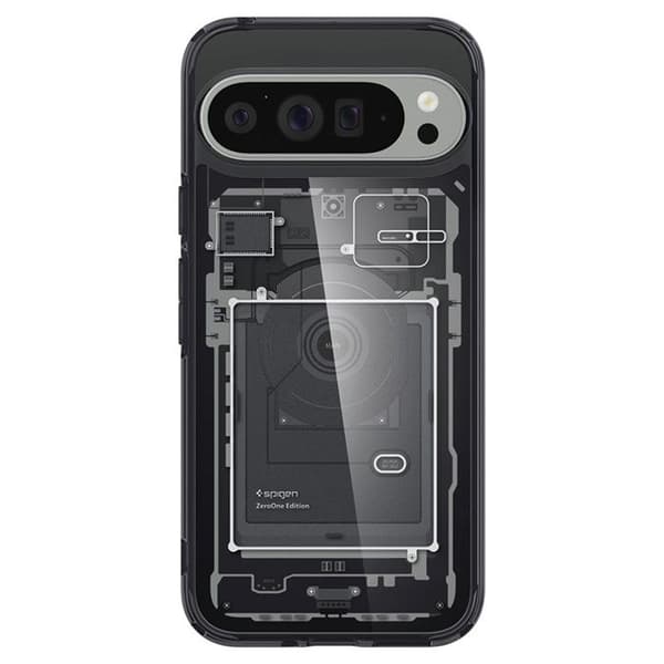 Coque för Google Pixel 9 Pro XL - Spigen Ultra Hybrid Zero One - Matt svart