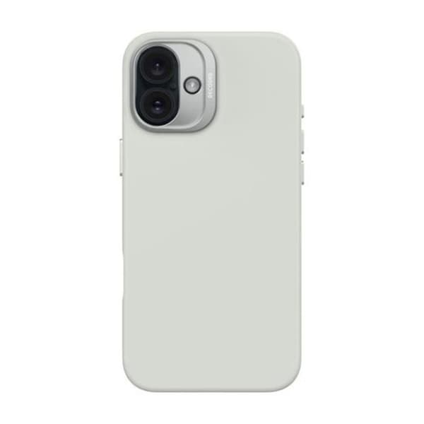 Skal för iPhone 16 Plus - DECODED - Stötsäker och Antimikrobiell - Grå