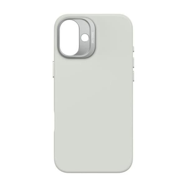 Skal för iPhone 16 Plus - DECODED - Stötsäker och Antimikrobiell - Grå