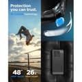 Miniatyrbild 3 av 4: Coque - Spigen - Rugged Armor - Kompatibel med Xiaomi 14T Pro - Stötabsorberande - Kolfiberdesign - Matt Svart