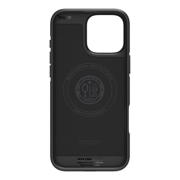 Skyddsfodral - Spigen - iPhone 16 Pro - Semi-rigid - Matt svart - Optimalt skydd