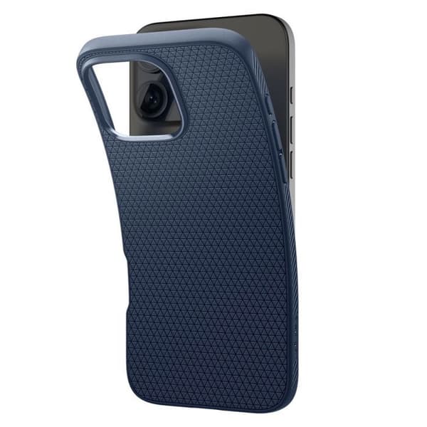 Skyddsfodral - Spigen - iPhone 16 Pro Max - Marinblå - Halvstyv - Elegant