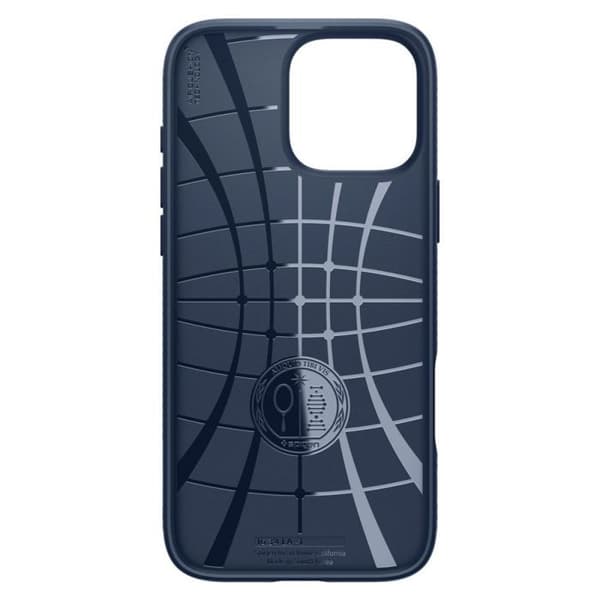Skyddsfodral - Spigen - iPhone 16 Pro Max - Marinblå - Halvstyv - Elegant