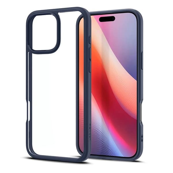 Skyddsskal - Spigen - iPhone 16 Pro Max - Semi-hård - Marinblå - Elegant