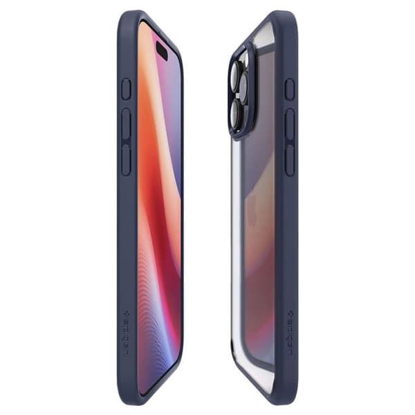 Skyddsskal - Spigen - iPhone 16 Pro Max - Semi-hård - Marinblå - Elegant
