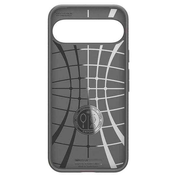 Skyddsskal - Spigen - Google Pixel 9 Pro XL - Halvstyv - Grå Marmor - Elegant