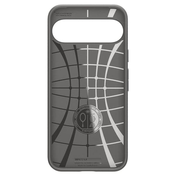 Skyddsskal - Spigen - Google Pixel 9 Pro XL - Halvstyv - Grå Marmor - Elegant