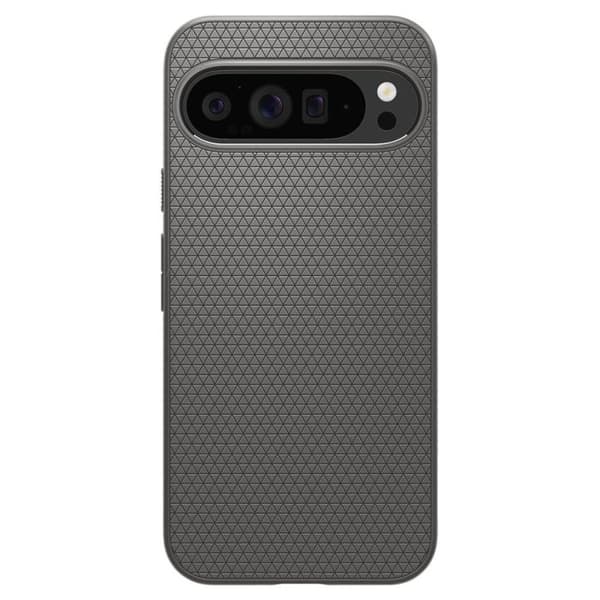 Skyddsskal - Spigen - Google Pixel 9 Pro XL - Halvstyv - Grå Marmor - Elegant
