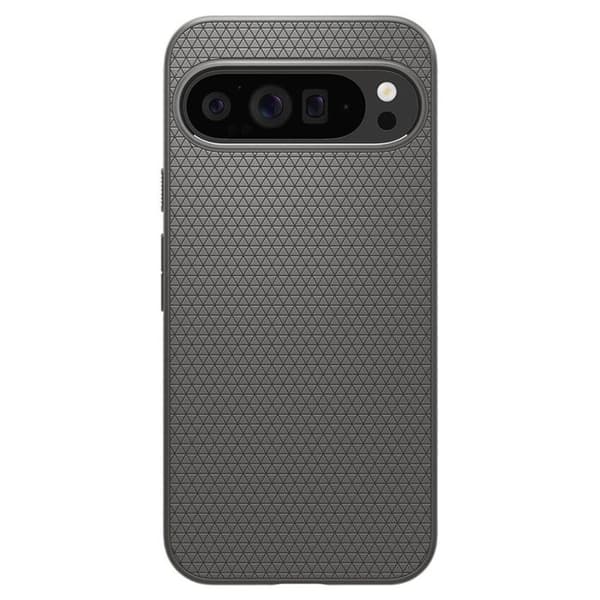 Skyddsskal - Spigen - Google Pixel 9 Pro XL - Halvstyv - Grå Marmor - Elegant