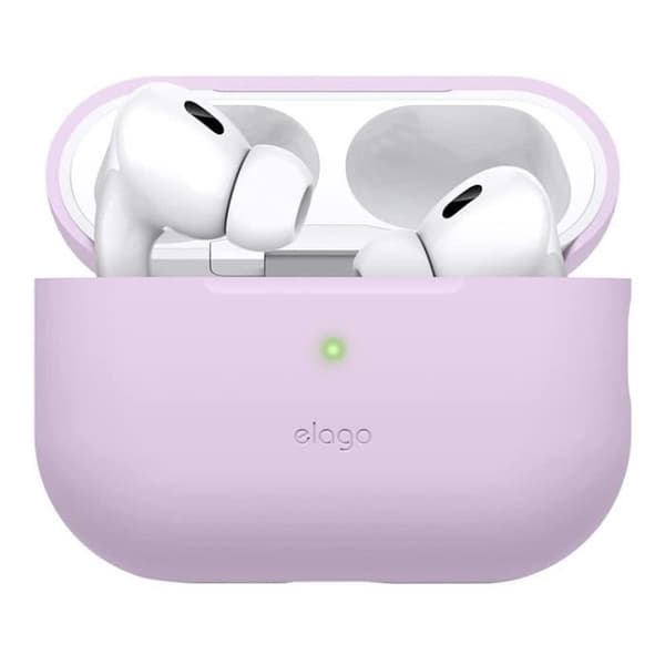 Basfodral i silikon Elago för AirPods Pro 2 Lavendel