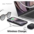Miniatyrbild 4 av 4: Coque en silicone liquide - ELAGO - iPhone 12 / 12 Pro - Protection antichoc - Finition mate - Noir