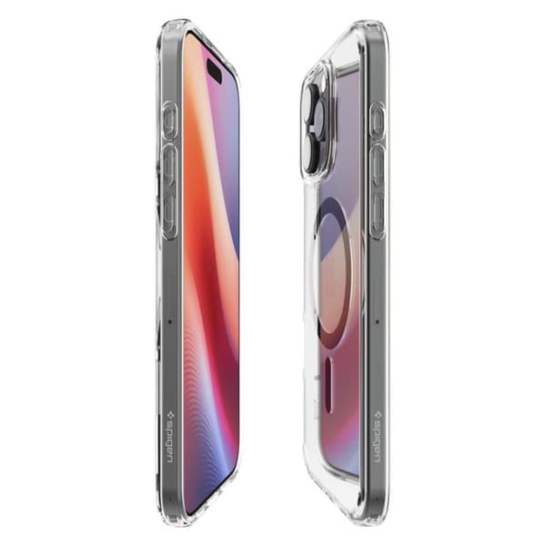 Skyddsskals - Spigen - iPhone 16 Pro Max - Grafit - Semi-styv - Elegant