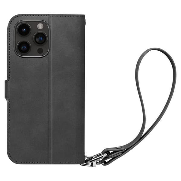 Coque för iPhone 15 Pro - Spigen Wallet S Pro - Svart