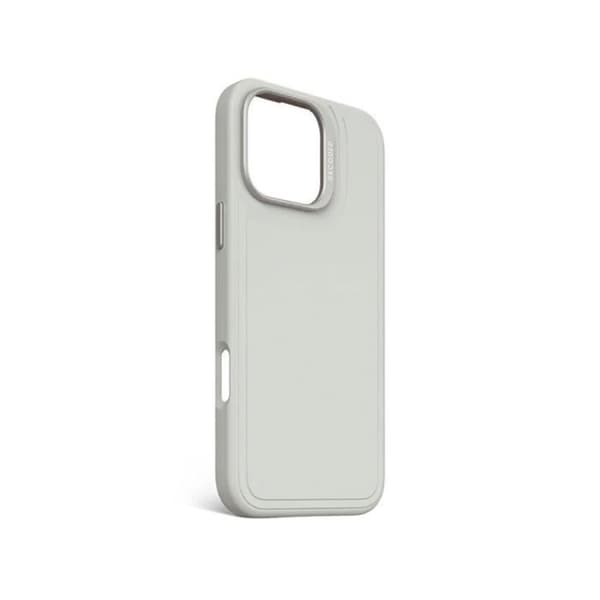 Coque - DECODED - iPhone 16 Pro Max - Antimikrobiell Silikon - Kompatibel med MagSafe - Grå