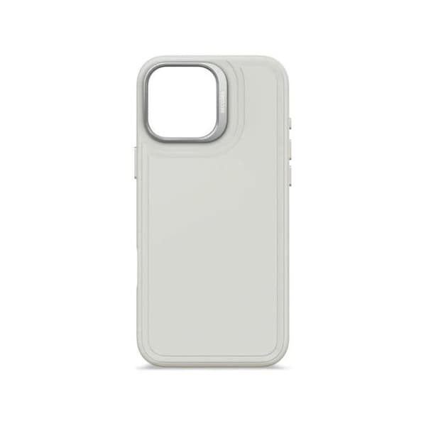Coque - DECODED - iPhone 16 Pro Max - Antimikrobiell Silikon - Kompatibel med MagSafe - Grå