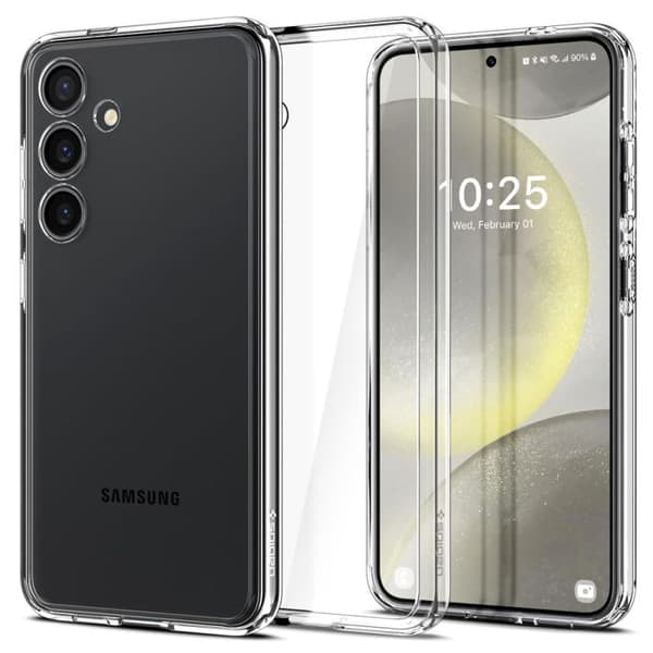 Fodral för Samsung Galaxy S24 FE - Spigen Liquid Crystal - Transparent