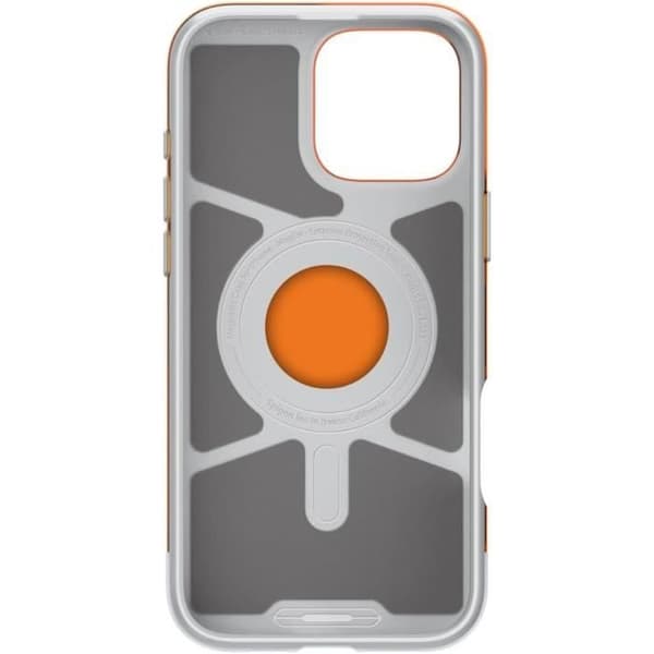 Coque för iPhone 16 Pro Max - Spigen - Classic C1 MagFit - Tidlös design - Premiumskydd - Mandarinfärg